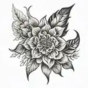 new beginnings strength tattoo design idea