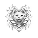 heart squeezed like a lemon tattoo design idea