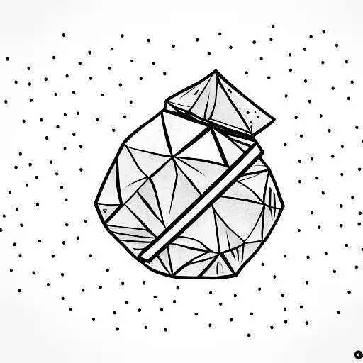 lump of coal tattoo design idea