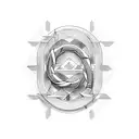 Rap lyrics intertwined with biblical verses tattoo design idea