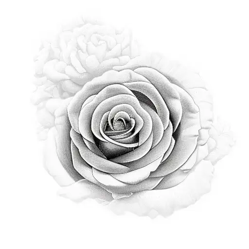 ojo de persona, reloj y rosas tattoo design idea