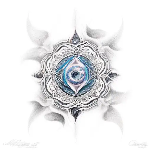 Diosa Astrea  tattoo design idea