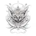 Diosa Astrea  tattoo design idea