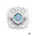 Diosa Astrea  tattoo design idea