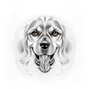 dog bone tattoo design idea