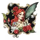 fairy tale tattoo design idea
