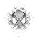 escarabajo egipcio tattoo design idea