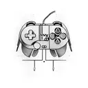 PlayStation controller  tattoo design idea