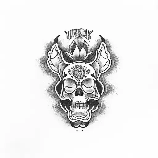 margaritas con arcoiris y gluteos de mujer tattoo design idea