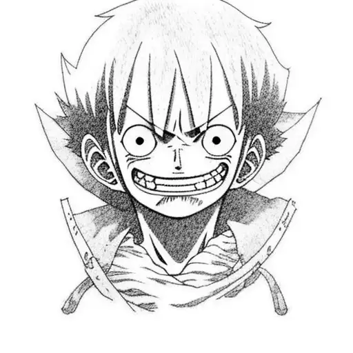 luffy tattoo design idea