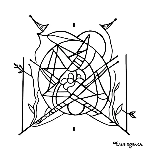 camino de santiago  tattoo design idea