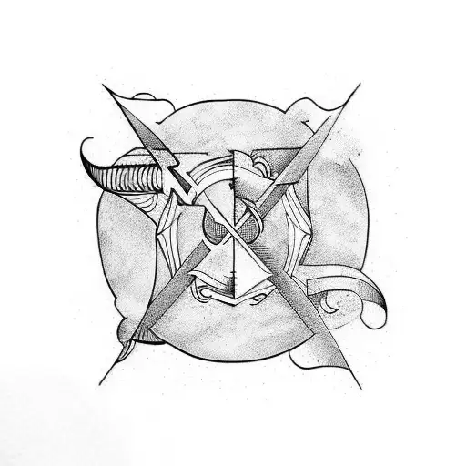 camino de santiago  tattoo design idea