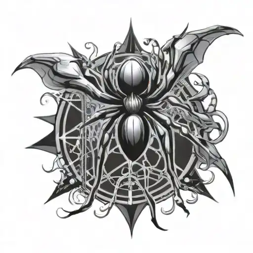 phantom troupe spider tattoo design idea