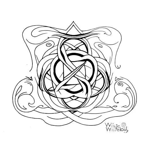 wiccan symbolism  tattoo design idea