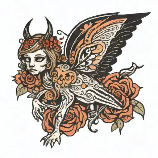 Scary Russian fairy tale tattoo design idea