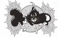 amaterasu tattoo design idea