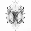 graffiti work of a V8 engine tattoo design idea