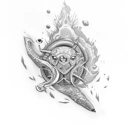 Nova Scotia + ocean tattoo design idea