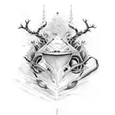 Nova Scotia and Ocean  tattoo design idea