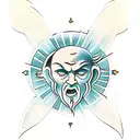 Yahweh in biblical font  tattoo design idea