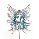 Yahweh in biblical font  tattoo design idea