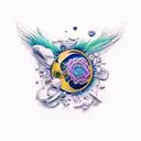 beyond what's here tattoo design idea