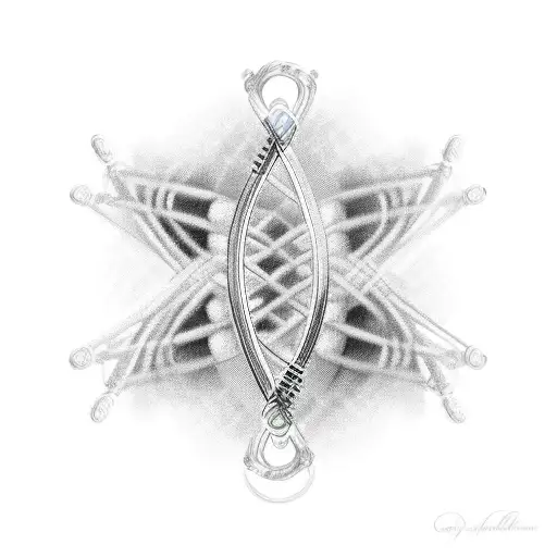Dna motorcycle chain tattoo design idea