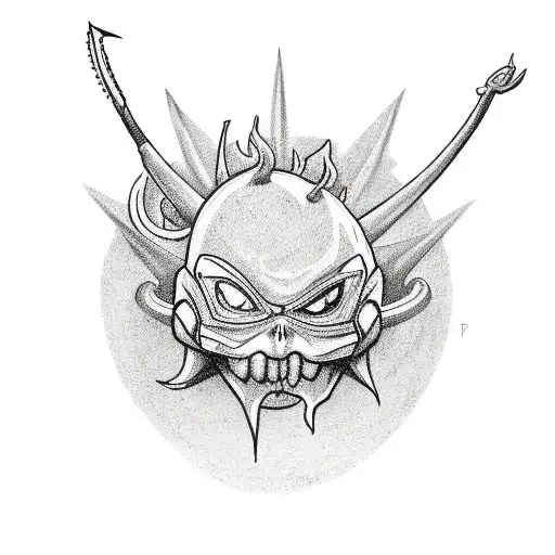 the offspring band logo tattoo design idea