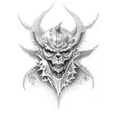 Demons Fighting against Angels tattoo design idea