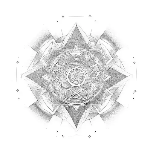 DBZ mandala  tattoo design idea