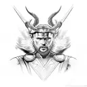 thor tattoo design idea
