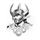 thor tattoo design idea
