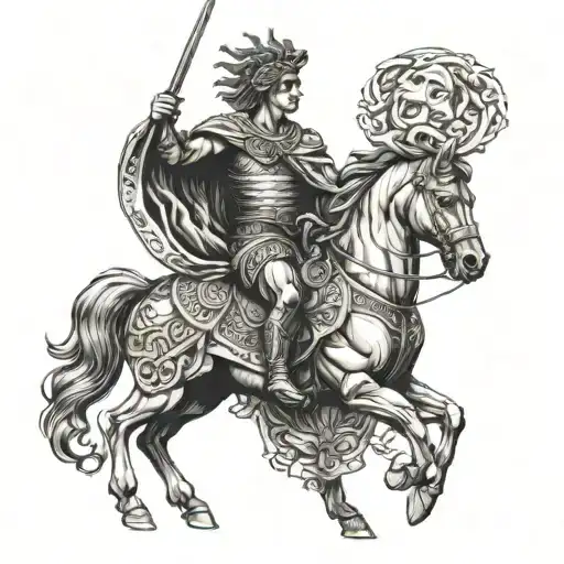 Alexander The Great tattoo design idea