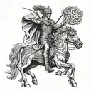 Alexander The Great tattoo design idea