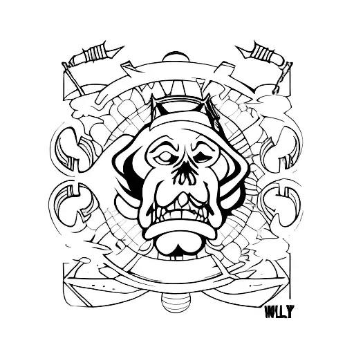Murphy's law tattoo design idea
