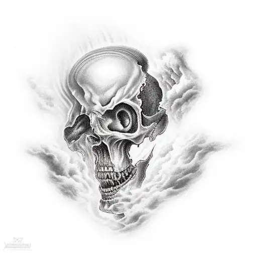 Armageddon heaven VS hell  tattoo design idea