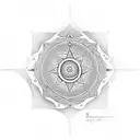 Ashoka chakra tattoo design idea