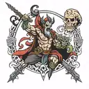 good fighting evil   tattoo design idea