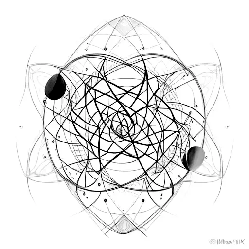 The intersection of medicine and the mystery of time tattoo design idea