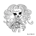 bratz doll tattoo design idea