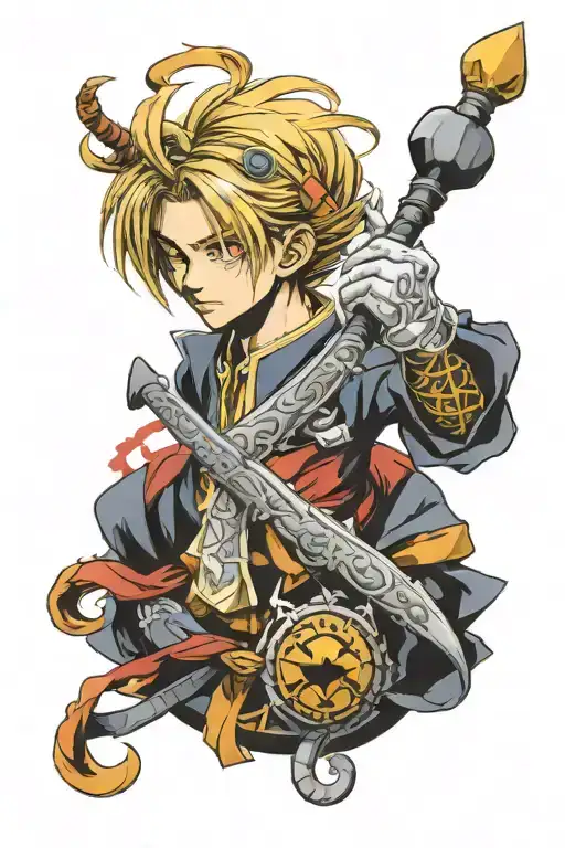 kurapika tattoo design idea