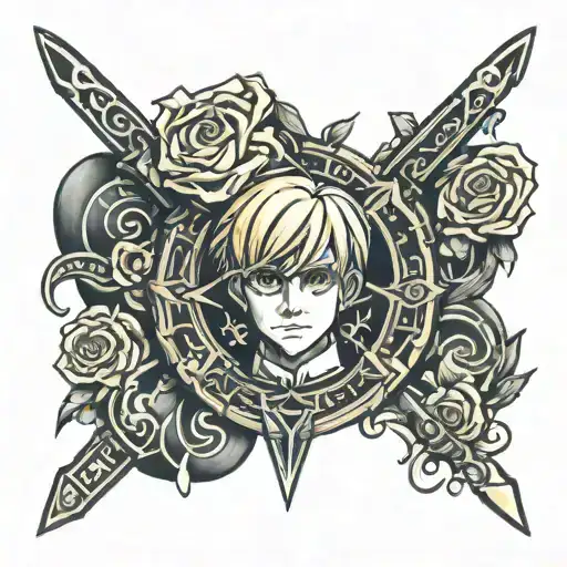 kurapika tattoo design idea