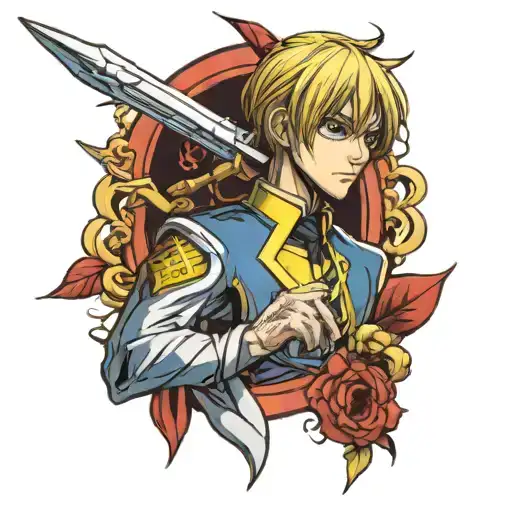 kurapika tattoo design idea