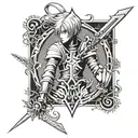 kurapika tattoo design idea