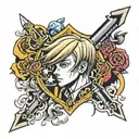 kurapika tattoo design idea