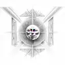 Combination of two Pink Floyd albums: "The Wall" and "The Dark Side of the Moon". It should be perfect for forearm-hand tattoo design idea