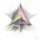 Two Pink Floyd albums: "The Wall" and "The Dark Side of the Moon". It should be perfect for forearm-hand tattoo design idea