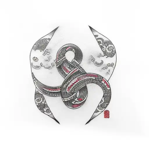 Infinity Symbol tattoo design idea