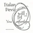 italian proverb "You will be someone if you remain different from others" around the wrist tattoo design idea