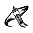 skydiving tattoo design idea